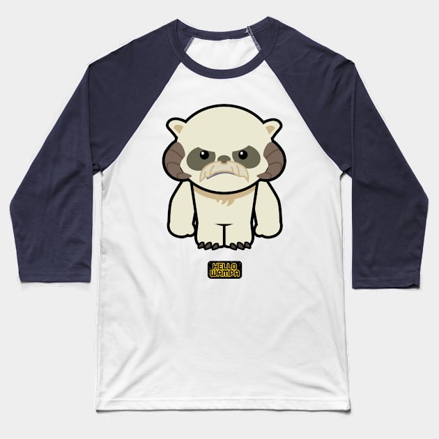 Hello Wampa - Wampa Baseball T-Shirt by markpaulik